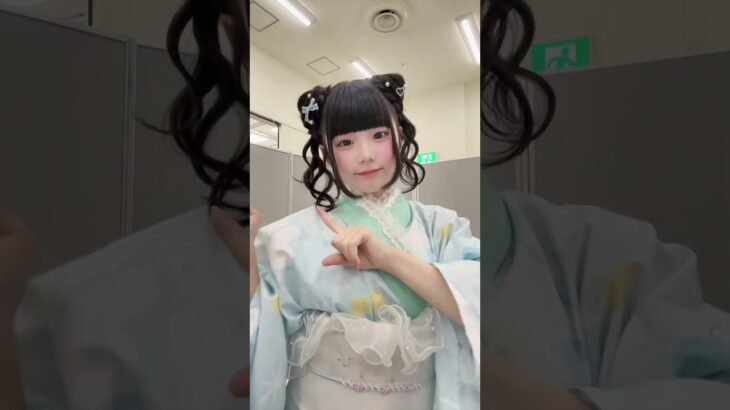 浴衣とか着ると首がどこかへ消えてしまう(´-ᴗ-⸝⸝ก)笑笑#idol #iLiFE #虹羽みに #浴衣