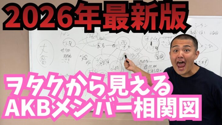 【白熱】AKBメンバー相関図、ヲタクの視点でガチ考察したらおもろすぎた