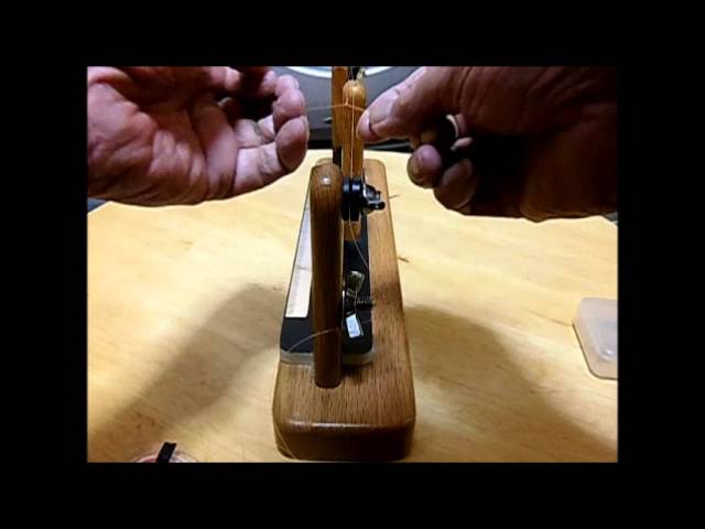 鮎釣り仕掛け移動式天井糸