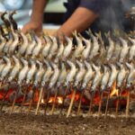How are Japanese live sweetfish “Ayu” dishes made? Japanese Local Food.Countryside restaurant.