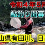 ［令和４年5月１日］祝！鮎釣り解禁！　前日までの雨で本流は白川状態、垢飛び　どう立ち向かう⁈