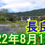 鮎釣り 本流50㎝高の為、支流牛道川 為真橋下 15ｃｍ高クリア 長良川 2022年