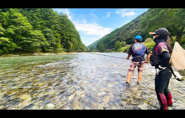 絶景スポットで鮎の友釣りやってみた！