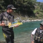 【釣り百景】#469 四国の大河・吉野川 力強い流れに名手２人が尺鮎を追う