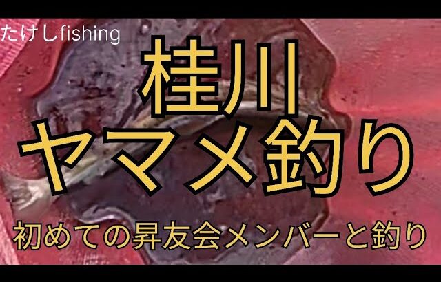 【ヤマメ釣り】桂川　初めてのヤマメ釣り　昇友会メンバーと顔合わせ☺️