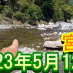 鮎釣り 渇水クリア 中瀬 檜原橋下 岩井橋上 三重県宮川 2023年