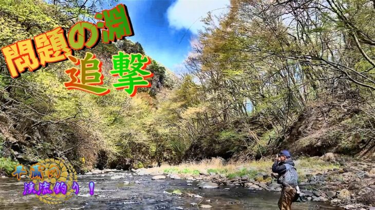 【問題の淵の怪】江戸の仇は上州で討つ！小渓流で超大物と決闘＆のっそり魚を釣り上げたw(平蔵の渓流釣り！4K60p)