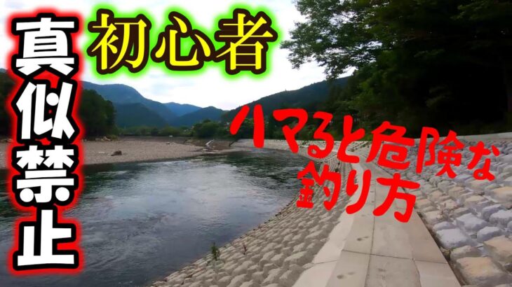 初心者さんは再現をしないでください！釣果が落ちます【2023年　大内山川の鮎釣り】