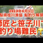 山梨県桂川漁協 笹子川 鮎釣り 2023年6月1日 解禁🎣