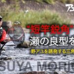 “短竿鋭角”で瀬の良型を連発［鮎釣りテクニック］