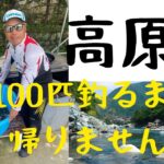 高原川、100匹釣るまで帰りません‼️