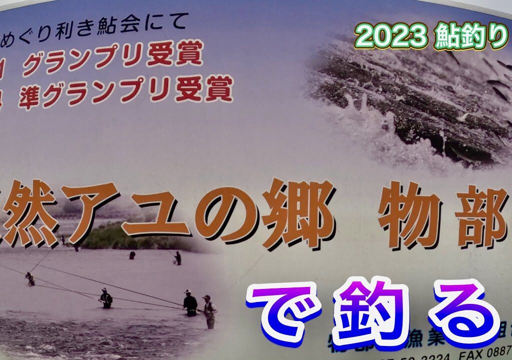 2023 鮎釣り ６【天然アユの郷　物部川で釣る！】