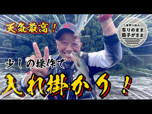 【鮎釣り】2023/7/9 高知県安田川。短い釣行でしたが納得の釣りでした！
