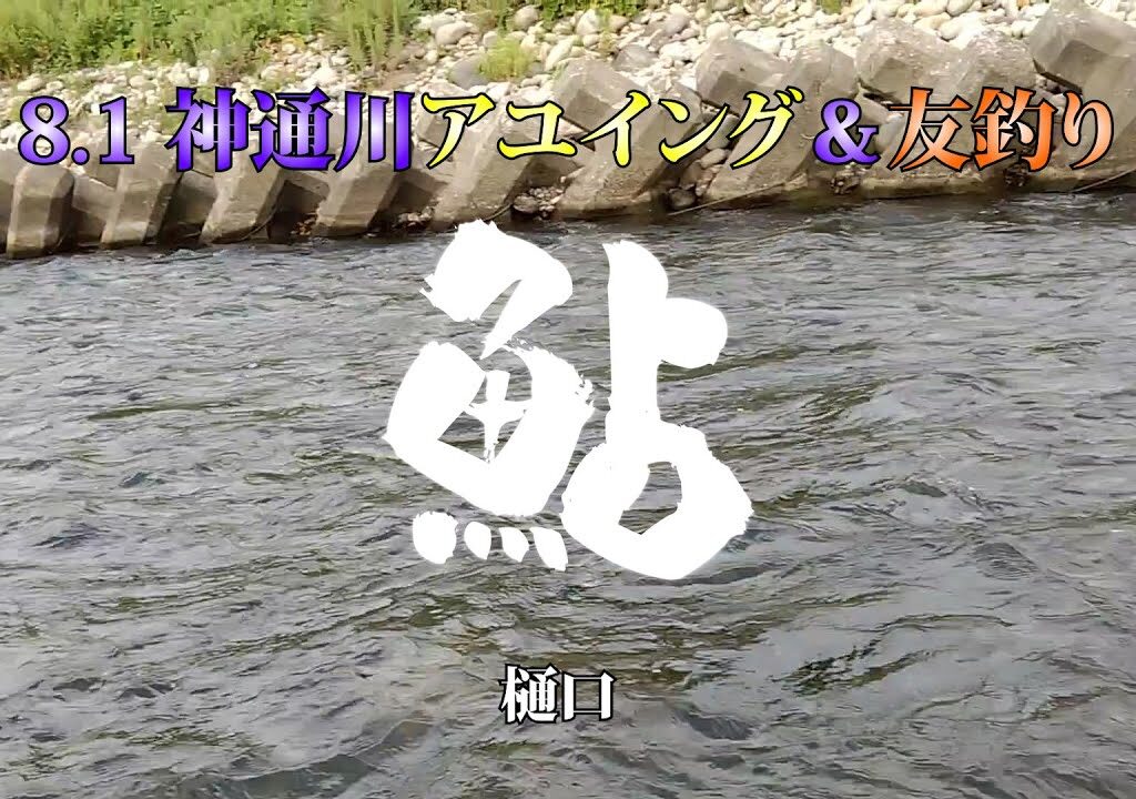 23 08 01　神通川アユイング＆友釣り