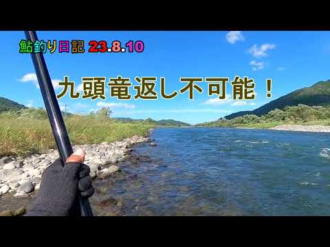 鮎釣り日記 23 8 10