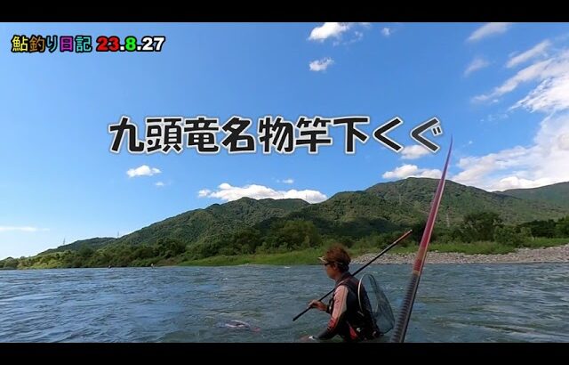 鮎釣り日記 23 8 27