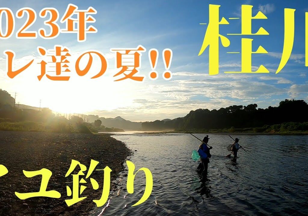 【鮎釣り】釣り友と3人で桂川釣行#14