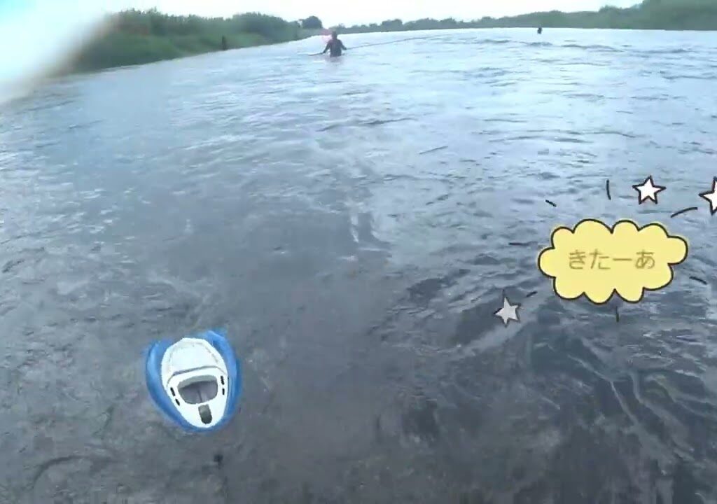 鬼怒川　デカイ鮎が釣れてるかな⁉️　LRT左岸、