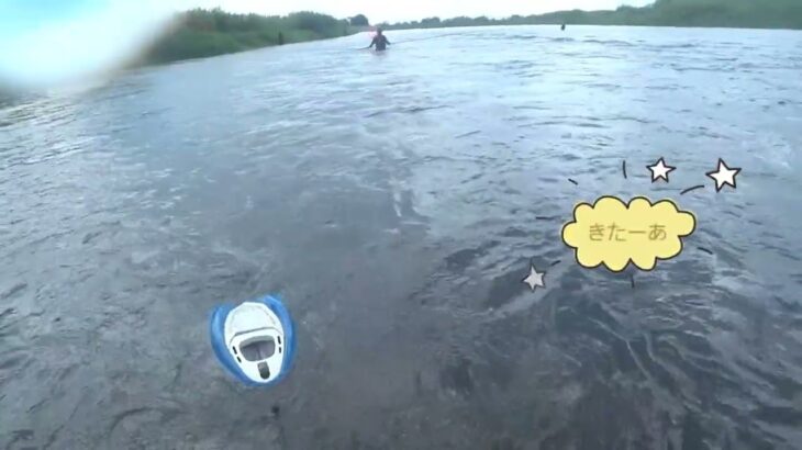 鬼怒川　デカイ鮎が釣れてるかな⁉️　LRT左岸、