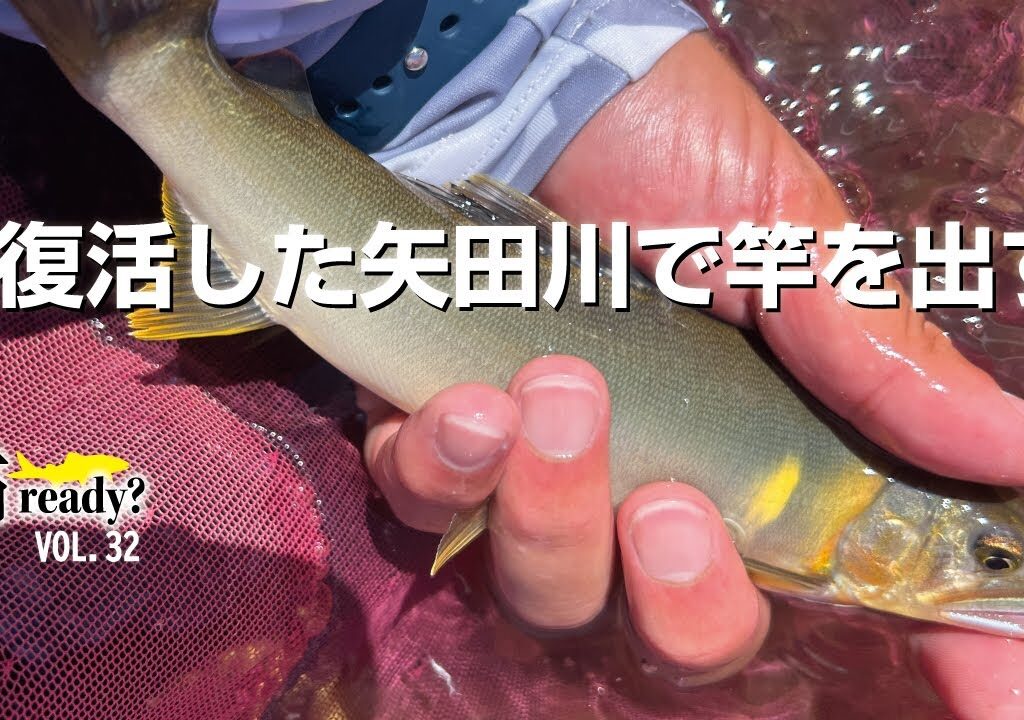 復活した矢田川で竿を出す【鮎Ready?VOL.32】