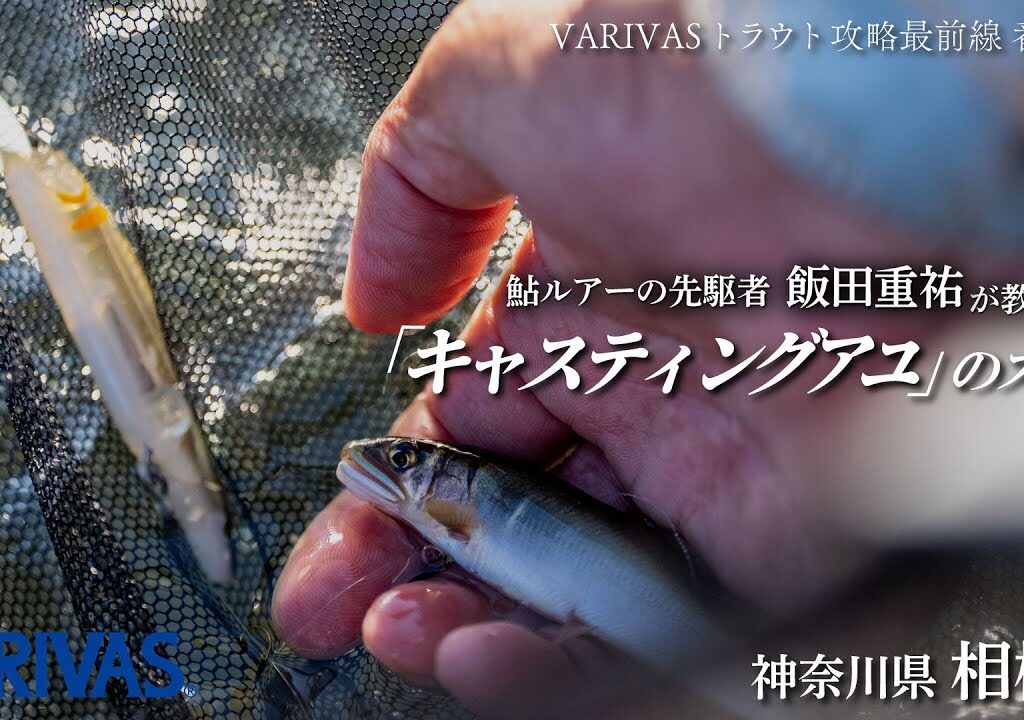 鮎ルアーの先駆者 飯田重祐が教える「キャスティングアユ」のススメ【VARIVASトラウト攻略最前線 番外編】