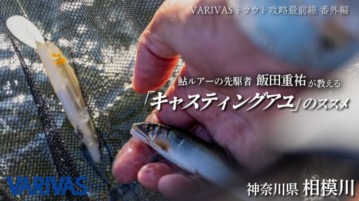 鮎ルアーの先駆者 飯田重祐が教える「キャスティングアユ」のススメ【VARIVASトラウト攻略最前線 番外編】