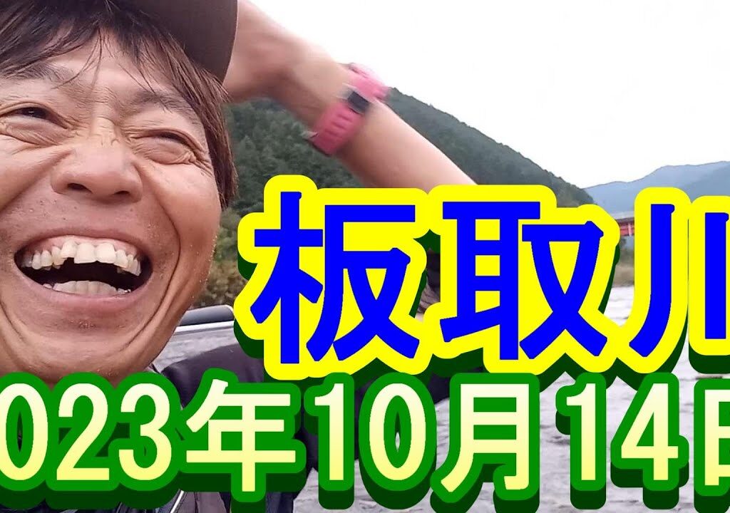 鮎釣り 10㎝渇水 新長瀬橋下 蕨生大橋下 板取川 2023年