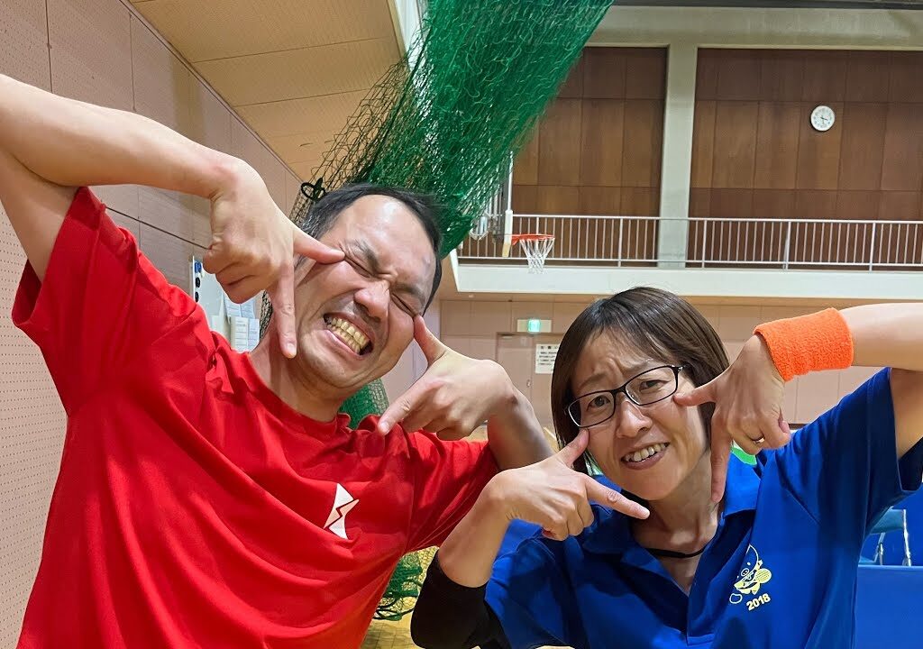 バウンドテニス  2023鮎のまち交流大会　厚木のシティ大会にショウチャンネル参戦　午前のリーグ戦
