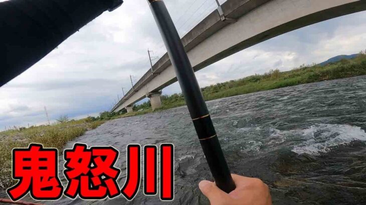 【鮎釣り】はじめての鬼怒川で釣る。