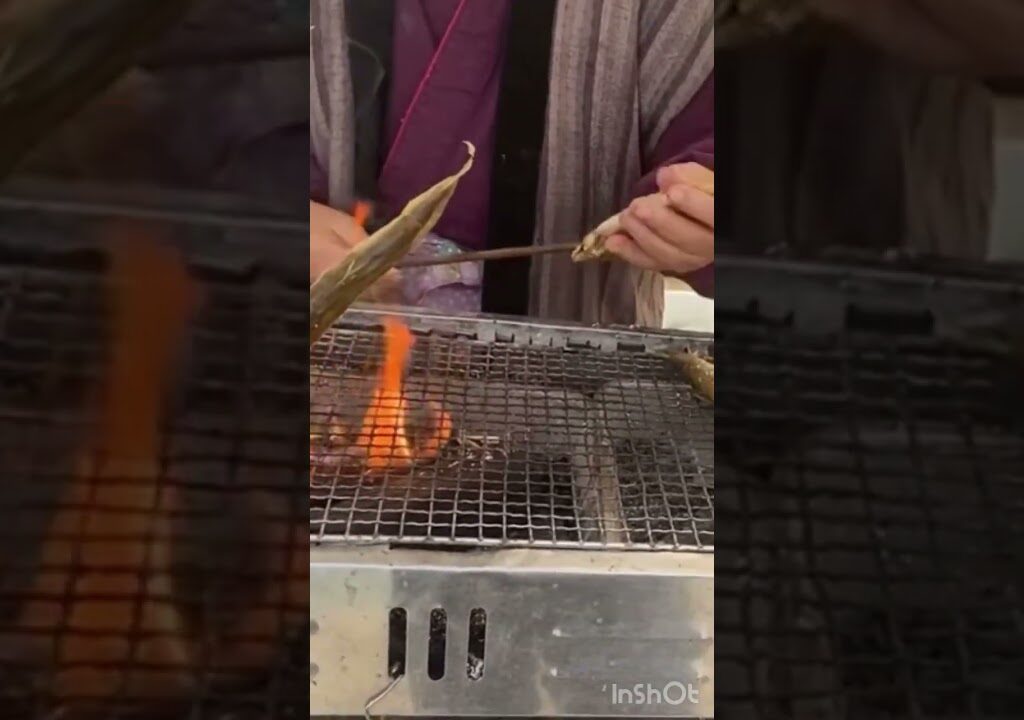 ✨本邦初公開✨鮎の塩焼き実演🏆#森とし#モグ#豊川出身グルメYouTuber