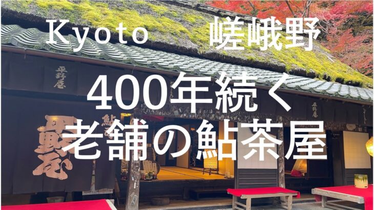 【京都グルメ】女二人着物で秋の京都　嵯峨野の４００年の歴史ある老舗の鮎茶屋・平野屋さんに行って来ました。絶品料理の鮎料理を是非ご覧いただき、今後の旅のご参考にして頂けたらと思います。