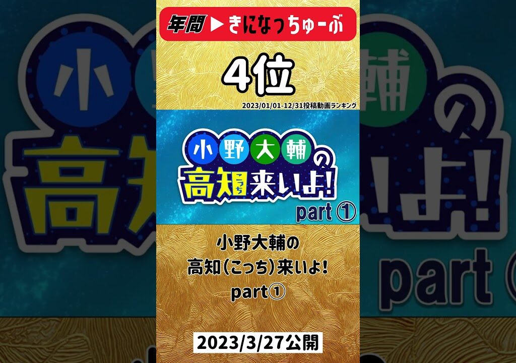 2023年RKC高知放送投稿動画！視聴回数ランキングTOP10 🥇は…⁉️