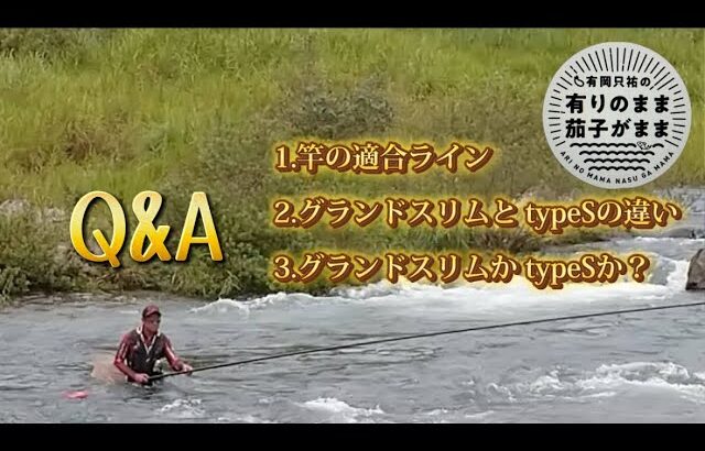 【鮎釣り】質問。竿購入の参考になれば幸いです！