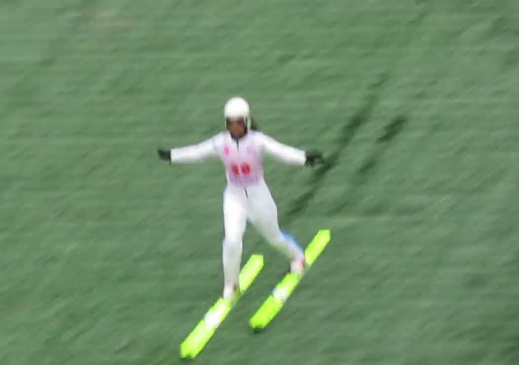 #鴨田鮎華 選手 第41回市長杯宮の森 ２本目 70メーター 2023/08/04(金) 宮の森ジャンプ競技場