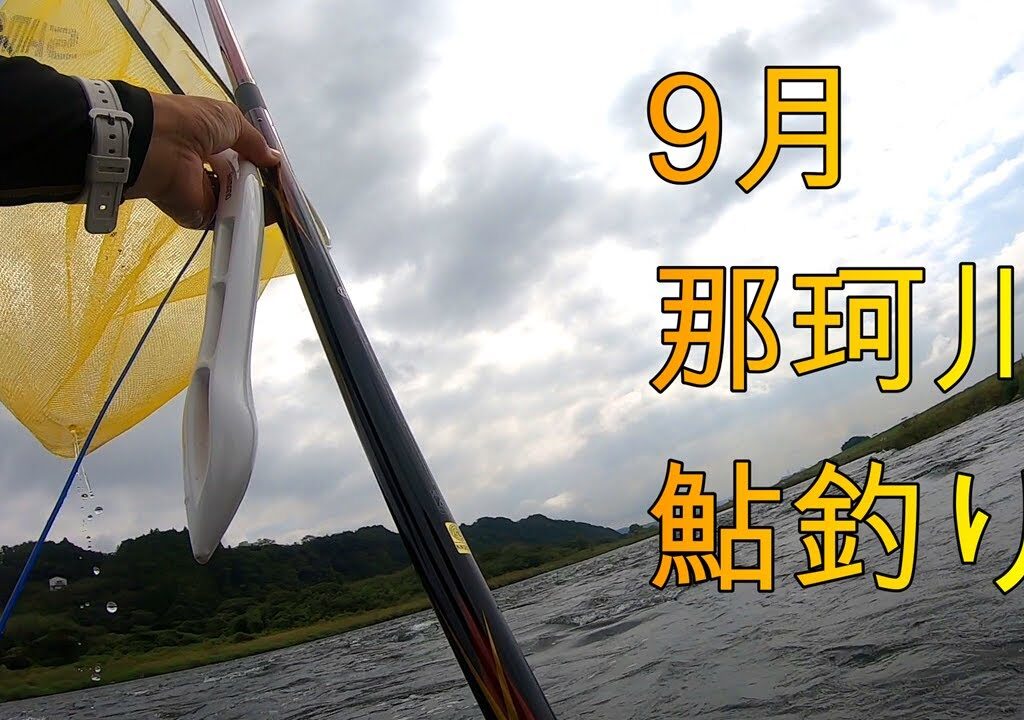 終盤の鮎釣り 孤独の那珂川釣行　2023年9月