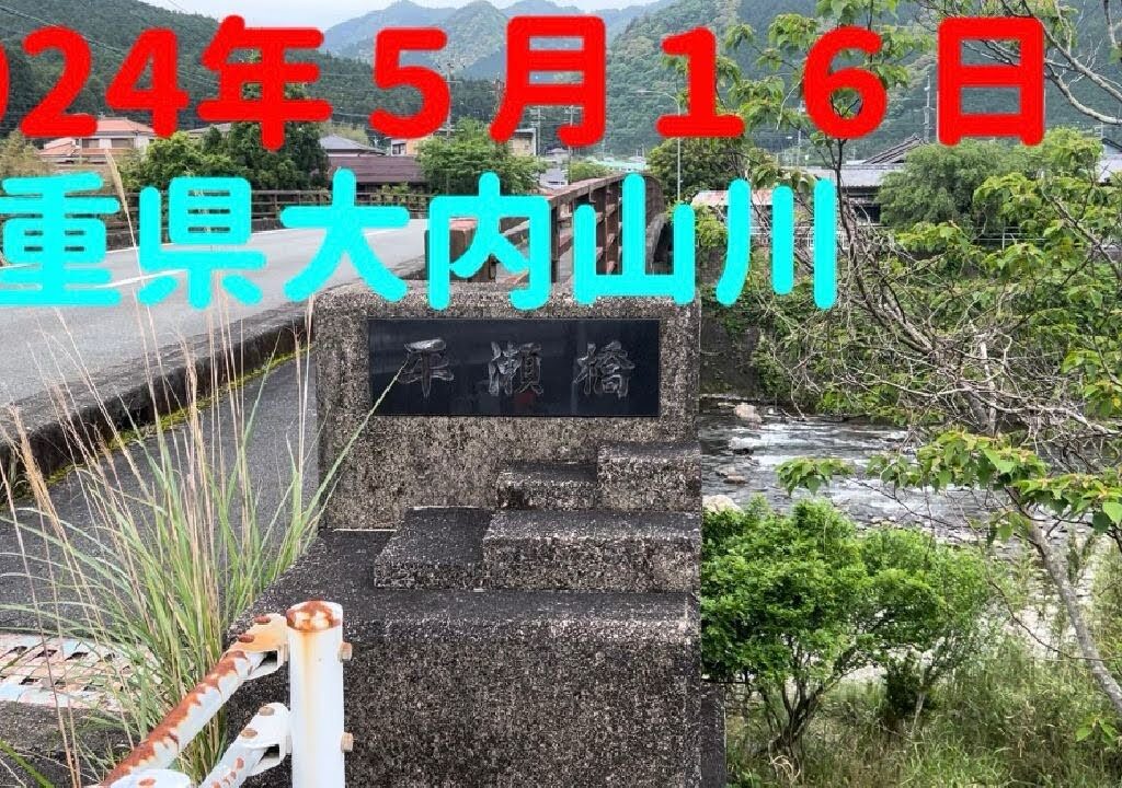 [2024年５月１６日 ]    大内山川釣行
