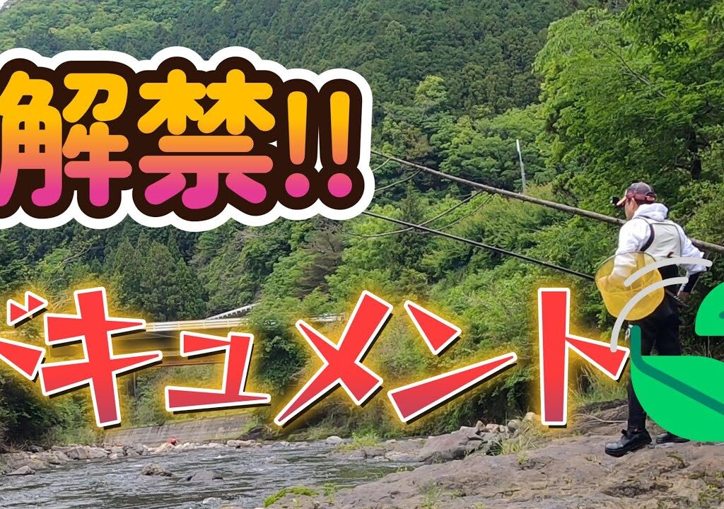 【鮎釣り】早期解禁第二弾”　初登場　寒川の巻！