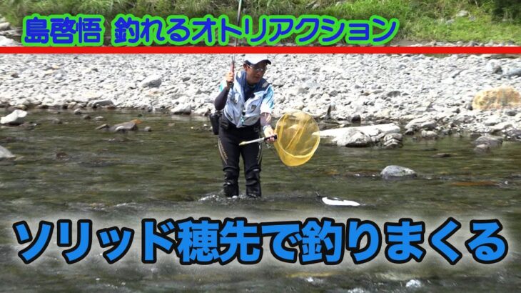 島啓悟釣れるオトリアクション ソリッド穂先で釣りまくる