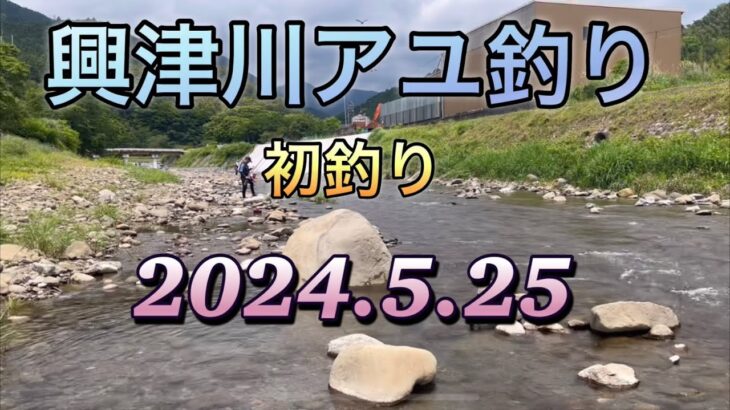 興津川アユ釣り　初釣り