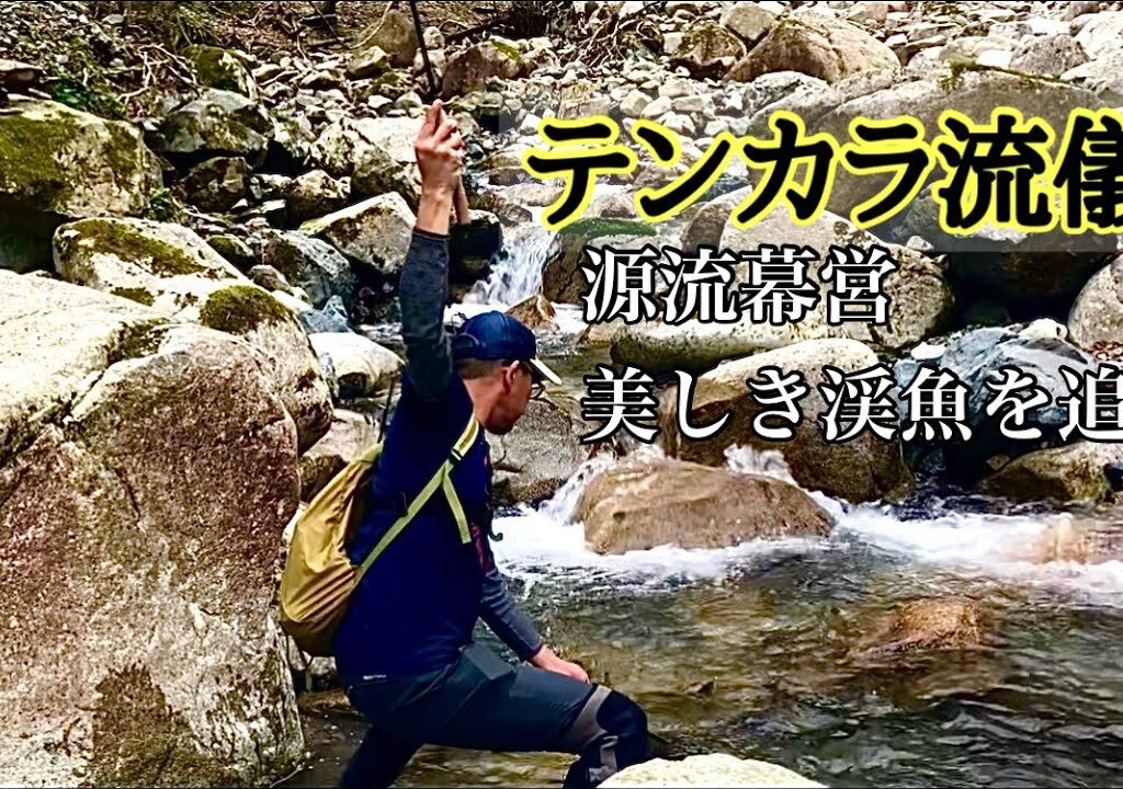 【#釣り百景 】切抜動画　#テンカラ 釣りの流儀　〜源流テンカラで美しき渓魚を追う〜　#渓流釣り