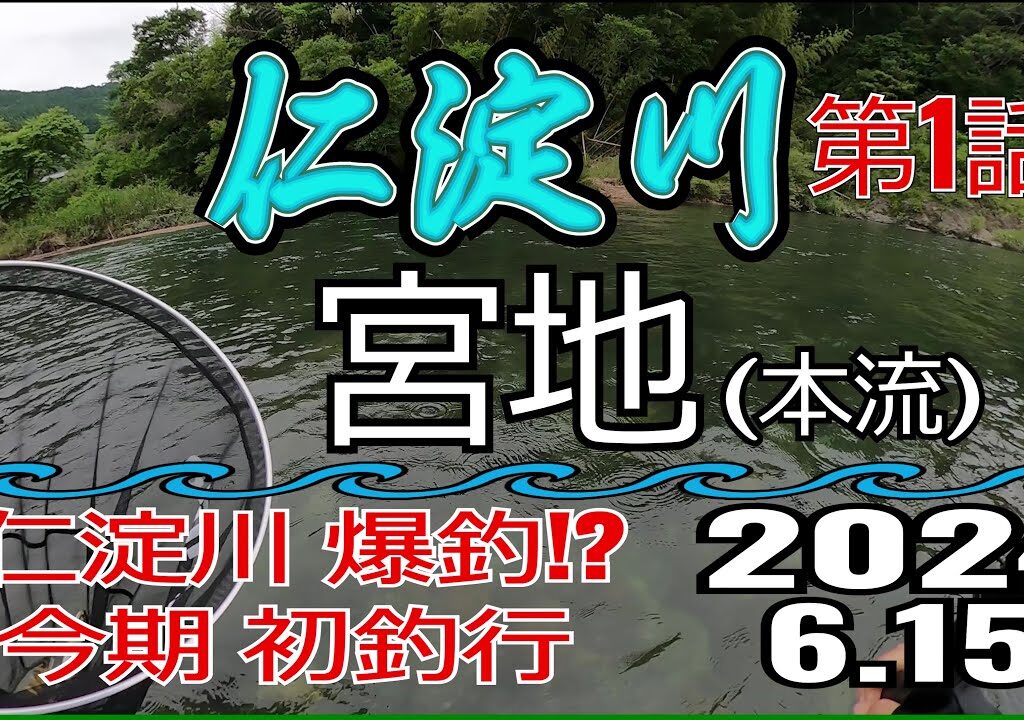 アユの友釣り 仁淀川(高知県) 本流 宮地 2024.6.15 第1話
