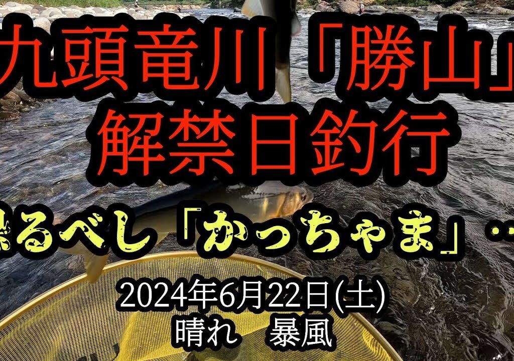 九頭竜川『勝山』解禁日　恐るべし「かっちゃま」…？