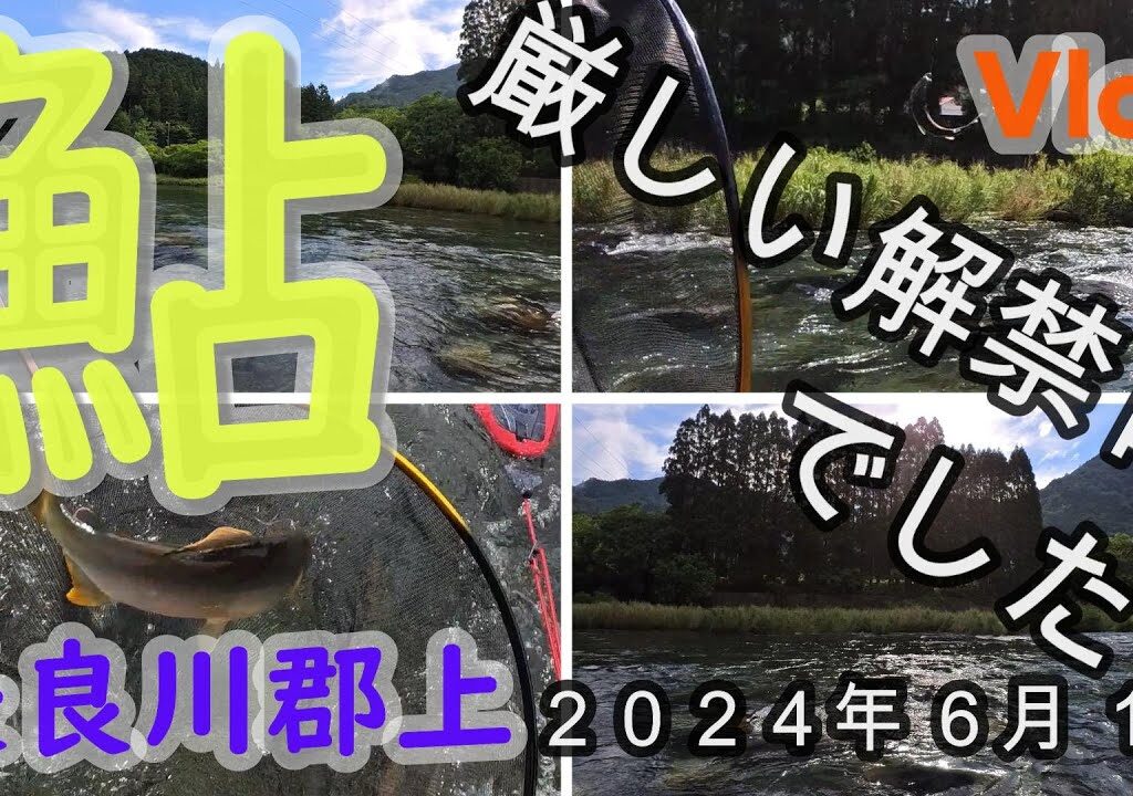 【長良川郡上】厳しい解禁日でした　２０２４．６．１