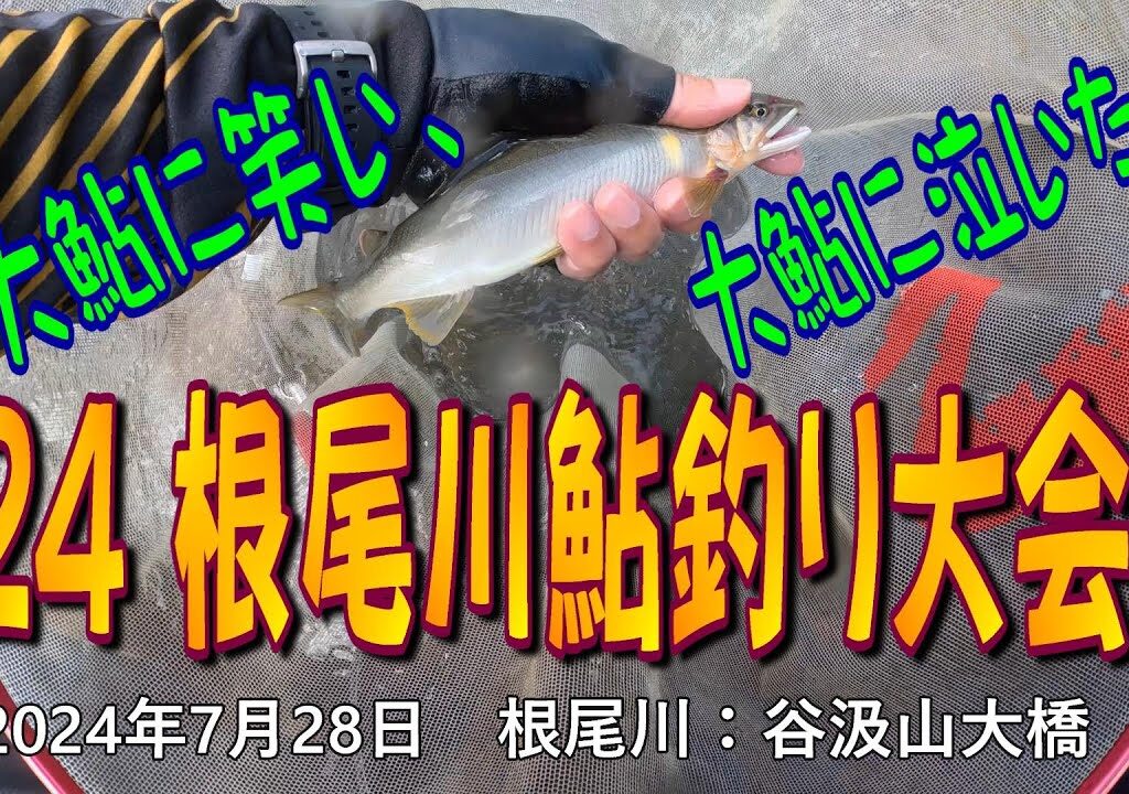 大鮎に笑い、大鮎に泣いた… 根尾川鮎釣り大会2024