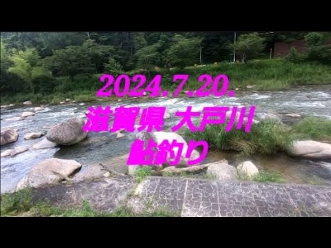 2024.7.20.滋賀県 大戸川 鮎釣り