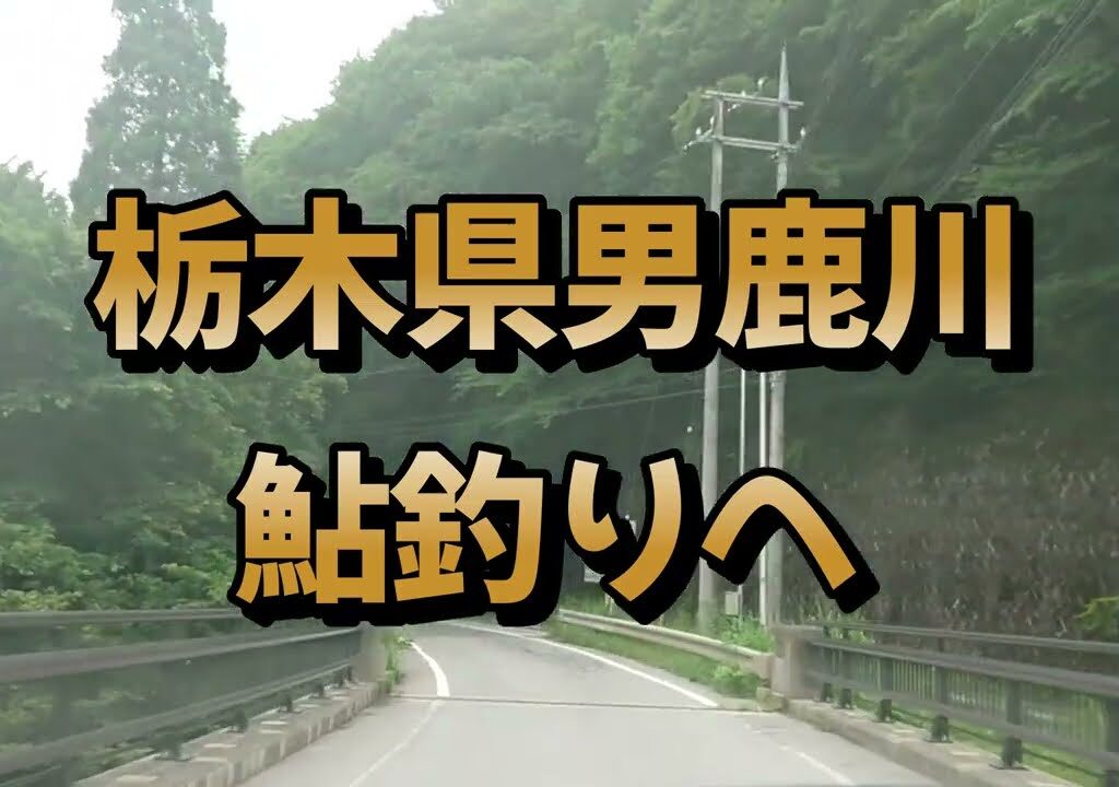 2024年7月栃木県男鹿川の鮎釣り