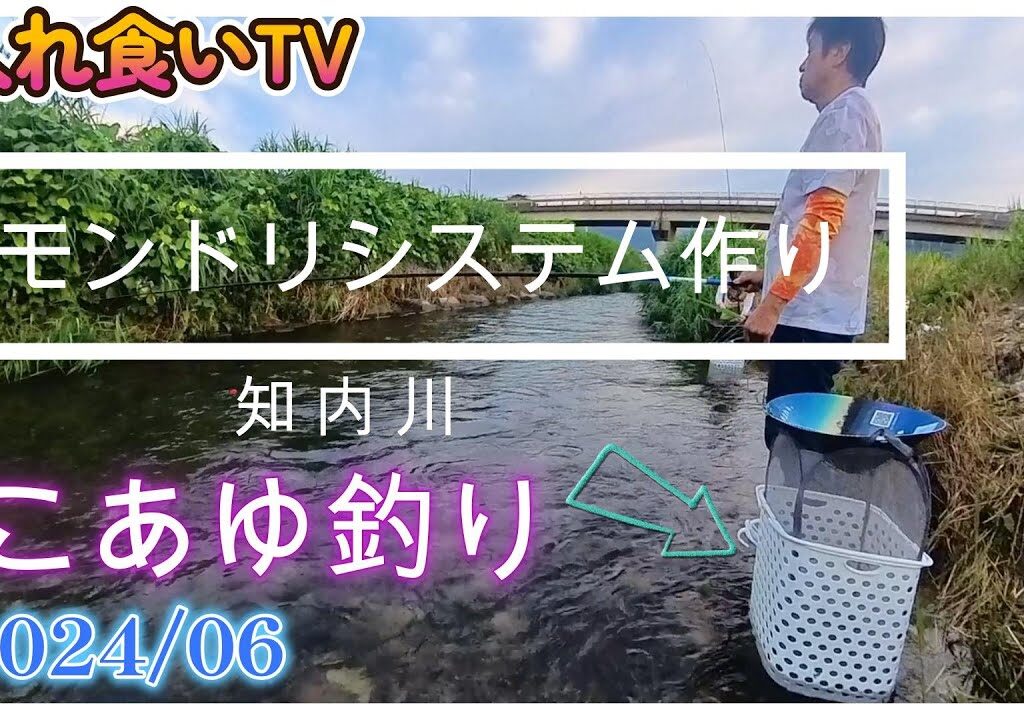 【入れ食いTV】いつも使っているこ鮎釣りの便利なモンドリシステムの作り方の動画です。https://youtu.be/WAgjFZotLhw