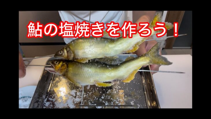 鮎の塩焼きを作ろう！！