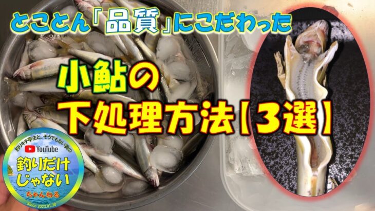 小鮎の下処理方法【３選】、「とことん品質にこだわる捌き方」。釣りキチ亭主が実践。美味しく食べるためのこだわりと、ノウハウを伝授。小鮎大漁なら、この方法、お子様・デリケートな方はこの方法、とことん味にこ