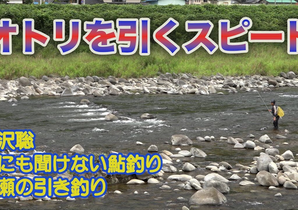 小沢聡 誰にも聞けない鮎釣り1 オトリを引くスピード